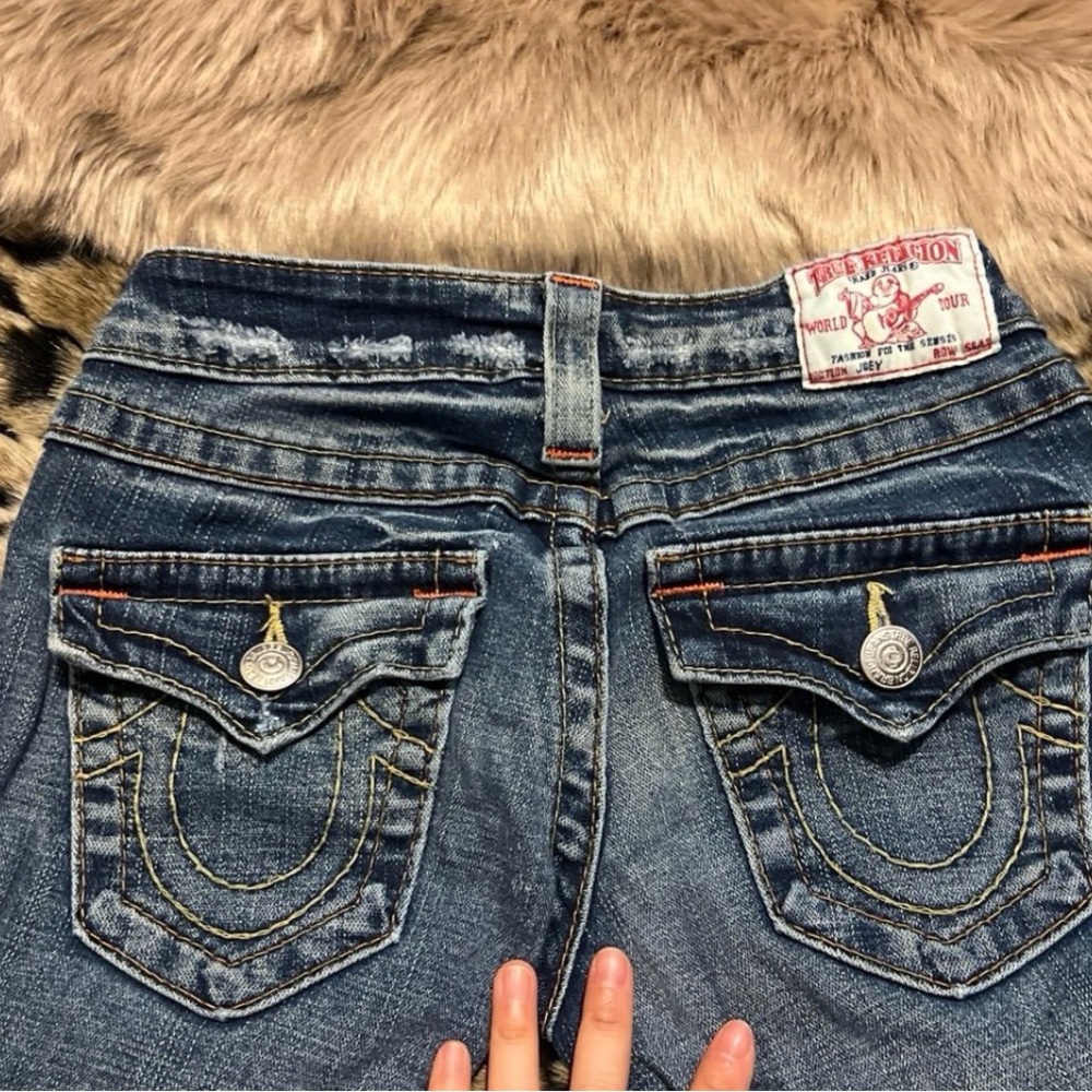True Religion Women's Distressed Denim Jeans - Picture 2 of 3